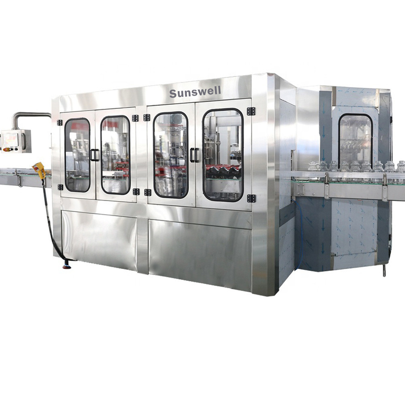 Sunswell PLC 500ml Carbonated Beverage Filling Machine Equipment