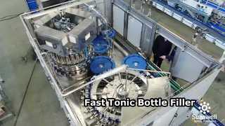 12000BPH 2Oz Glass Bottle Tonic Beverage Filling line