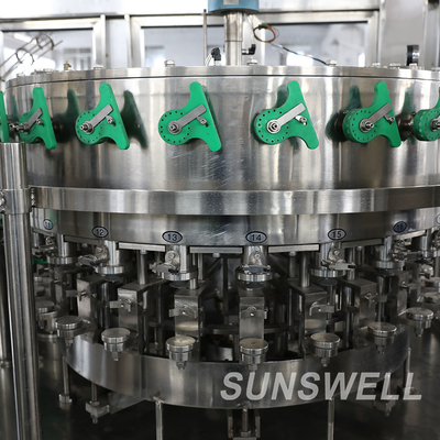 Sunswell Edible Oil Bottling Liquid Filling Machine 1000ml Capper 5 PLC