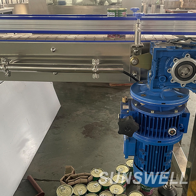 Soda Water ISO Aluminum Beverage Can Filling Machine Can Sealing Transparent