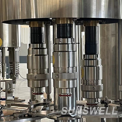Rotary Type Spring Water Rinsing Bottling Capping Monoblock Production Line Machine