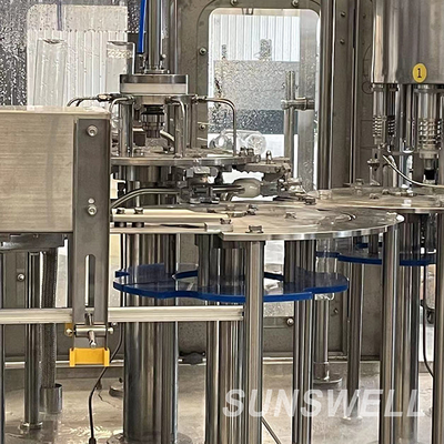 Rotary Type Spring Water Rinsing Bottling Capping Monoblock Production Line Machine