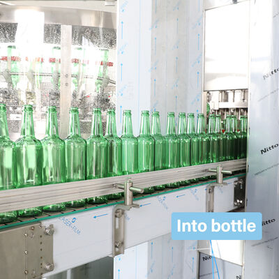 3-in-1 Monoblock Glass Bottle Beer Rinser Filler Capper for Craft Brewery & Large Beer Production Line