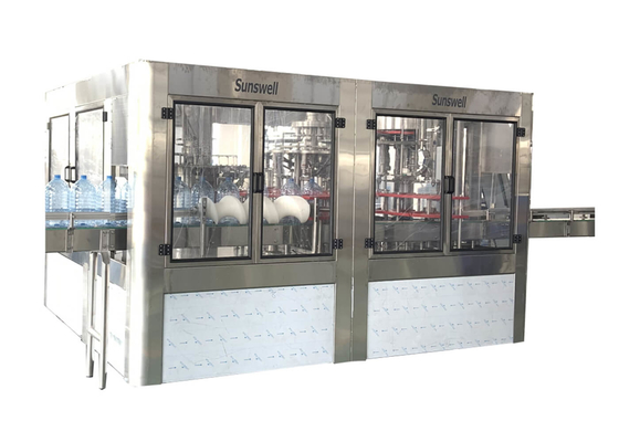 Monoblock Pet Bottled Water Filling Machines , Washing Filling Capping Equipment