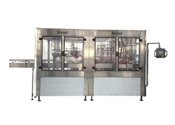 Automated Water Filling Machines Rinser Capper 3 - In - 1 Monoblock Production Line