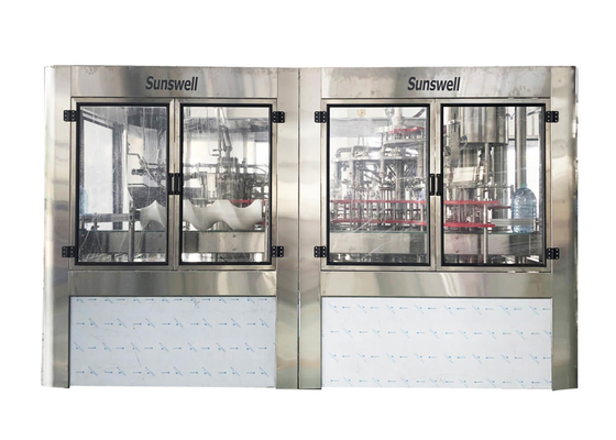 Full Automatic Water Filling Machines , 3L - 5L PET Monoblock Bottling Machine