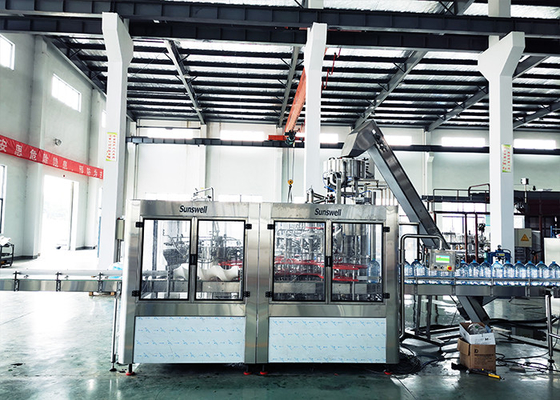 SGS Automatic Glass Bottle Filling Equipment Rinsing Filler Capping And Packing