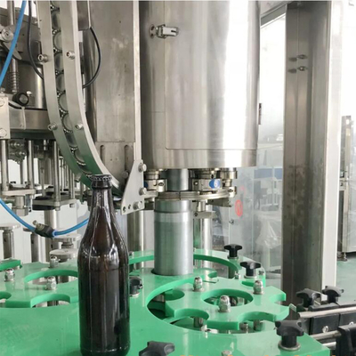 Rotary Type Beer Can Filling Machine , Bottle Filling And Capping Machine