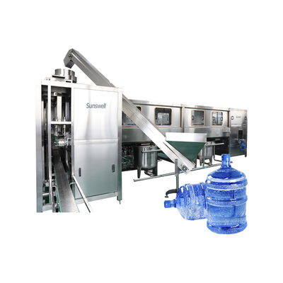 1200BPH Eco Friendly 5 Gallon Bottle Water Production Machine