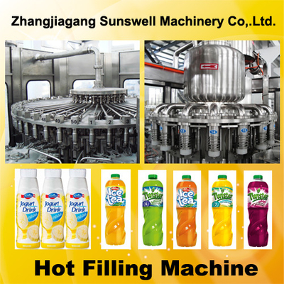 Automatic Juice Filling Machine 2000BPH - 20000BPH With Rinsing / Filling / Capping Process