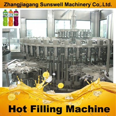 Fully Automatic Juice Filling Machine , 3-in-1 PET Bottle Juice Producing Line