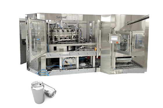 CSD Aluminum Carbonated Canning Filling Seaming Machine