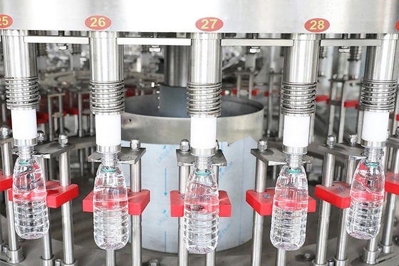 Automatic Rotary PET Bottle Mineral Pure Water Filling Machine 500ml  For Bottling Plant