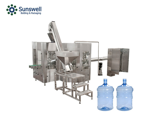 PLC Control 5 Gallon Water Filling Machine SUS304 Bucket Bottle Filling Line