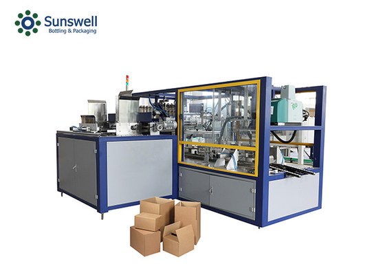 Auto Sealing Tape Shrink Packaging Equipment PLC Control