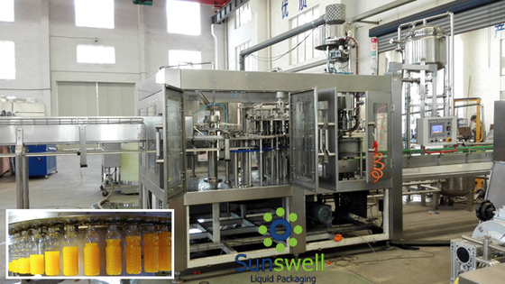 3 In 1 Juice Filling Machine Automatic With Water Treatment Line