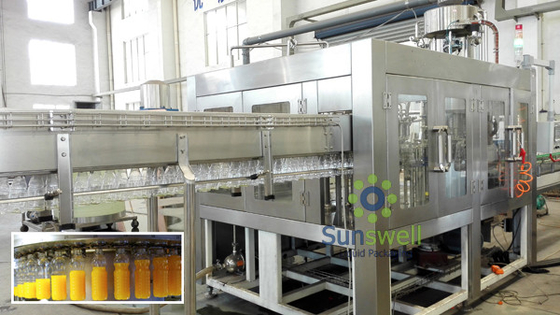 Bottled Liquid Syrup Filling Machine Processing Line For Drinking