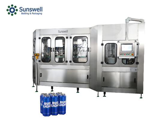 Automatic High Speed Beer Can Filler Machine Carbonated Bottling Machine