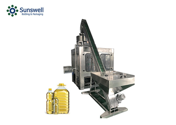 Vegetable Edible Oil Bottling Filling Capping Machine 50mm Advanced Technology