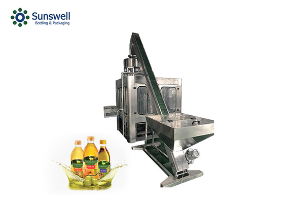 Automatic Essential Cooking Oil Filling Machine 110mm Oil Bottles Capping Machine