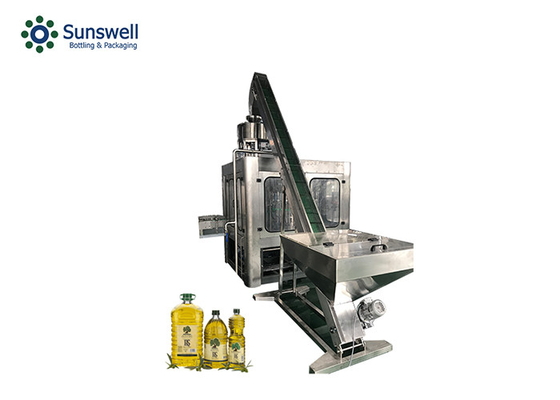 Olive Oil Bottling Production Lines 2250ml Rotary Liquid Filling Machine