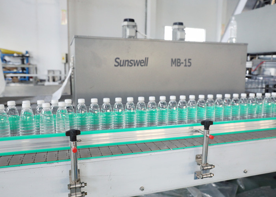 Fully Automatic Water Filling Machine SUS304 High Speed Mineral Production Line