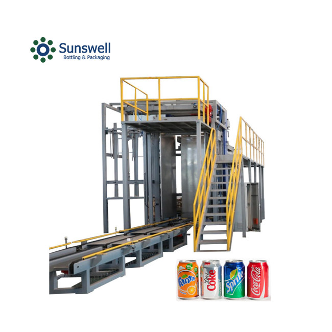 High Level Empty Tin Can Depalletizer Machine 3100mm For Canning Line