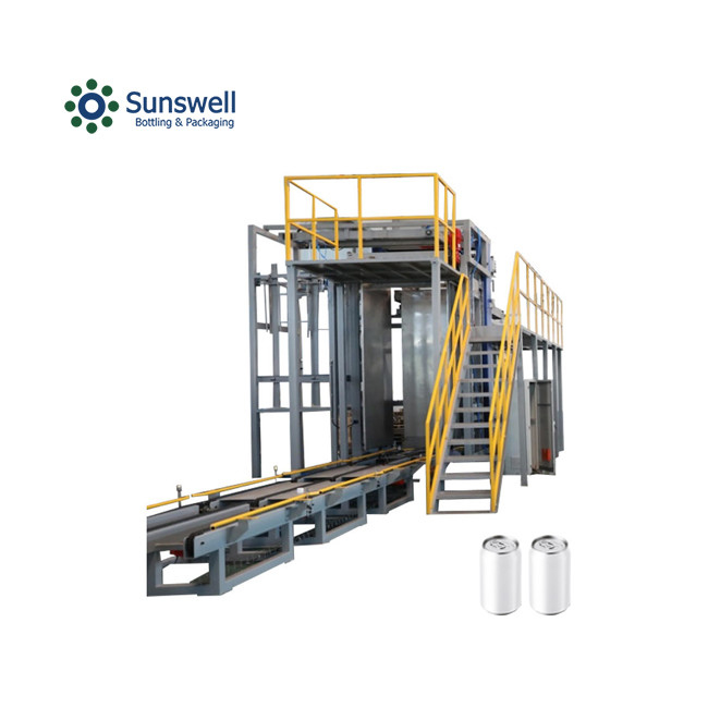 Aluminum Empty Can Depalletizer Stable Performance Unstacking Carbonated Soft Drink