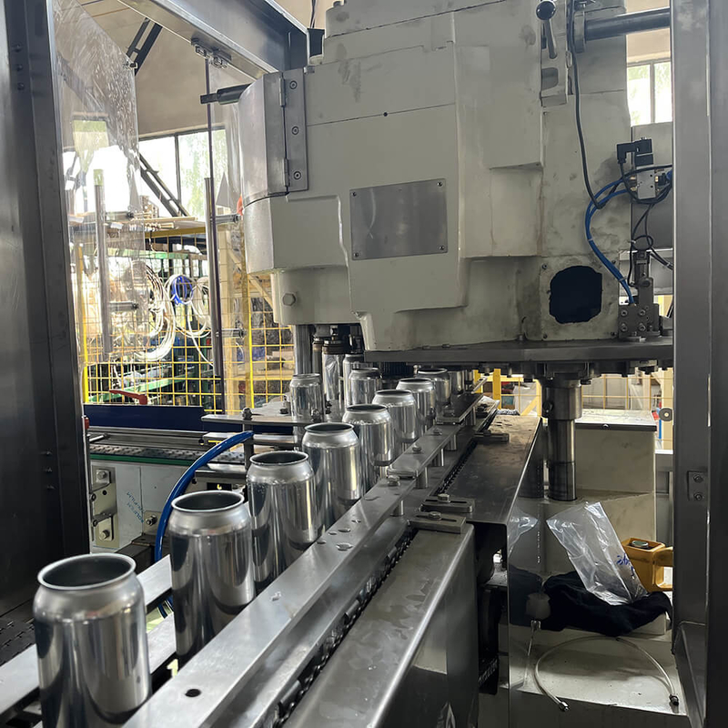 Full Automatic Aluminum Canning Line Large Capacity CSD Beverage Filling Machine