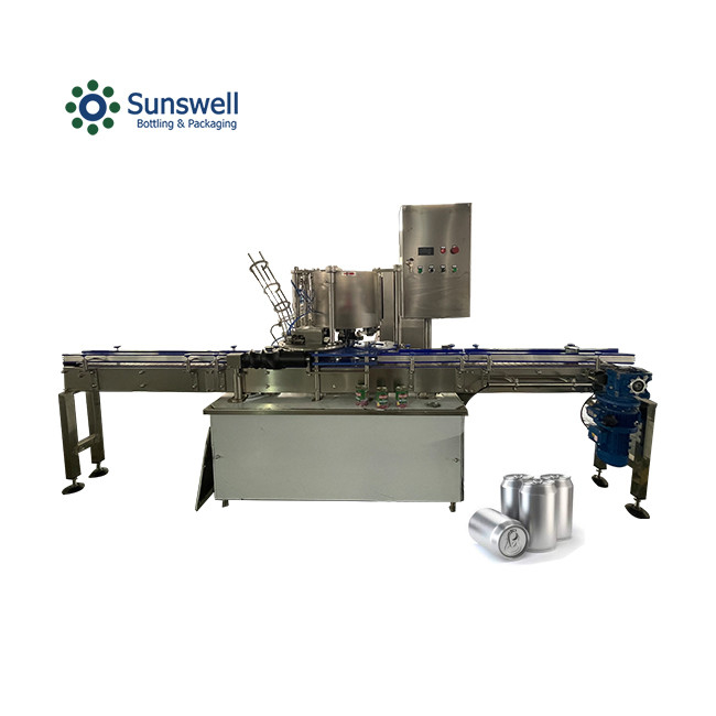 150mm Carbonated Capping Beverage Can Machine 50pcs / Min Soda Water Can Filling