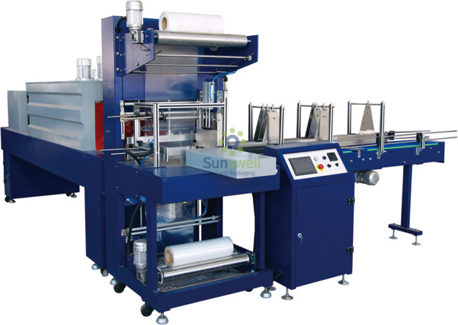 Automatic Plastic Shrink Packaging Equipment Film Wrapping For Detergent / Shampoo