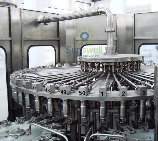 Automatic Juice Filling Machine , Tea / Beverage Volumetric Filling Production Line