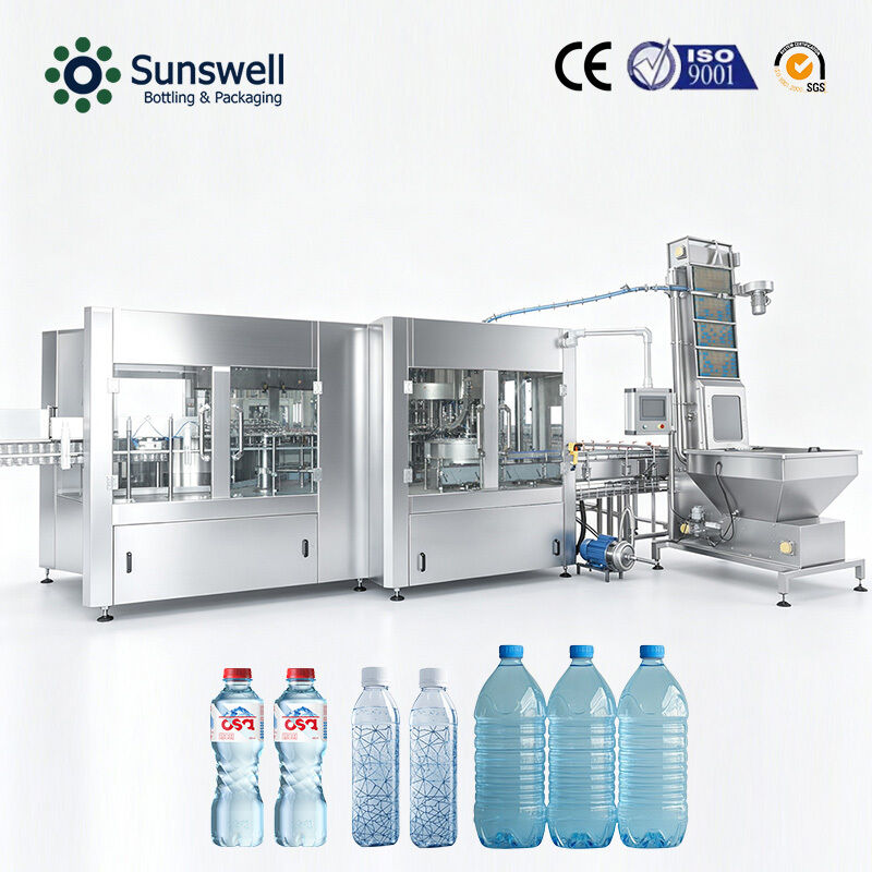 High Speed 24000bph 500ml Mineral Water Bottling Line Complete Water Filling Equipment