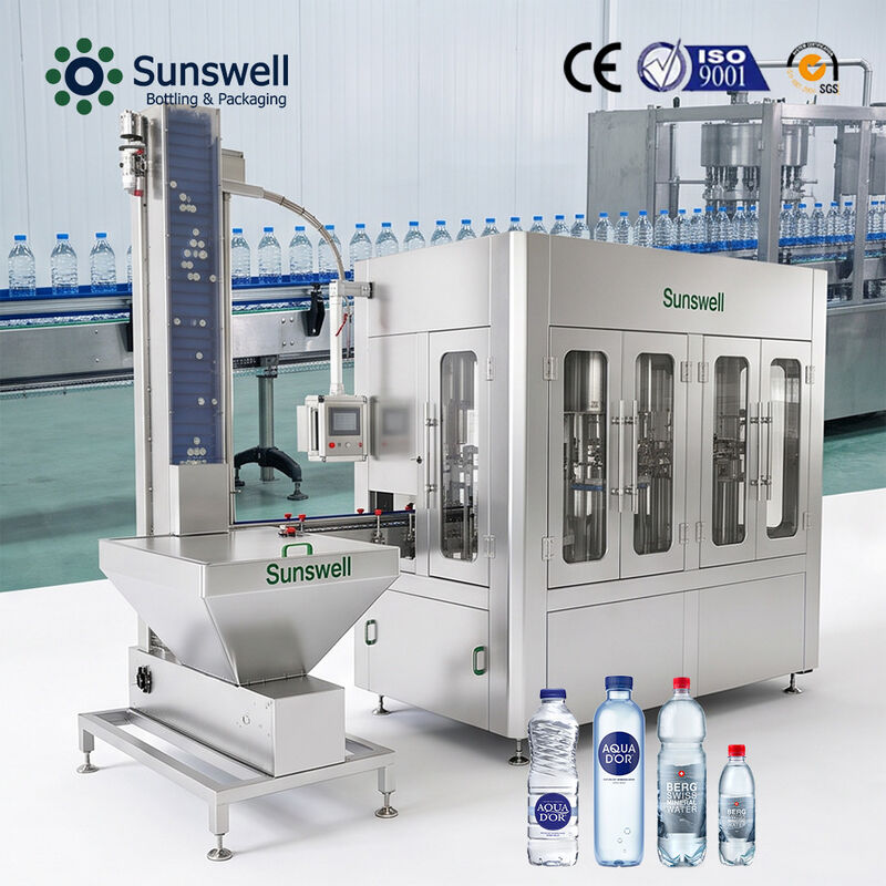 Advanced 2000bph 20oz Water Filling and Capping Line Solutions
