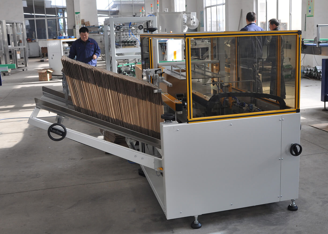 Automatic Carton Erector Case Packer , Cartoning Sealing Machine High Speed