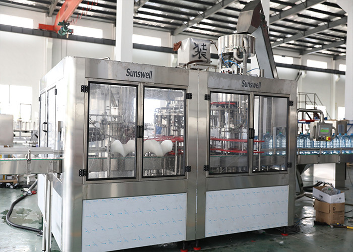 Drinking Soda Water Filling Machines Bottle Washing Rinsing Filling Capping Machine