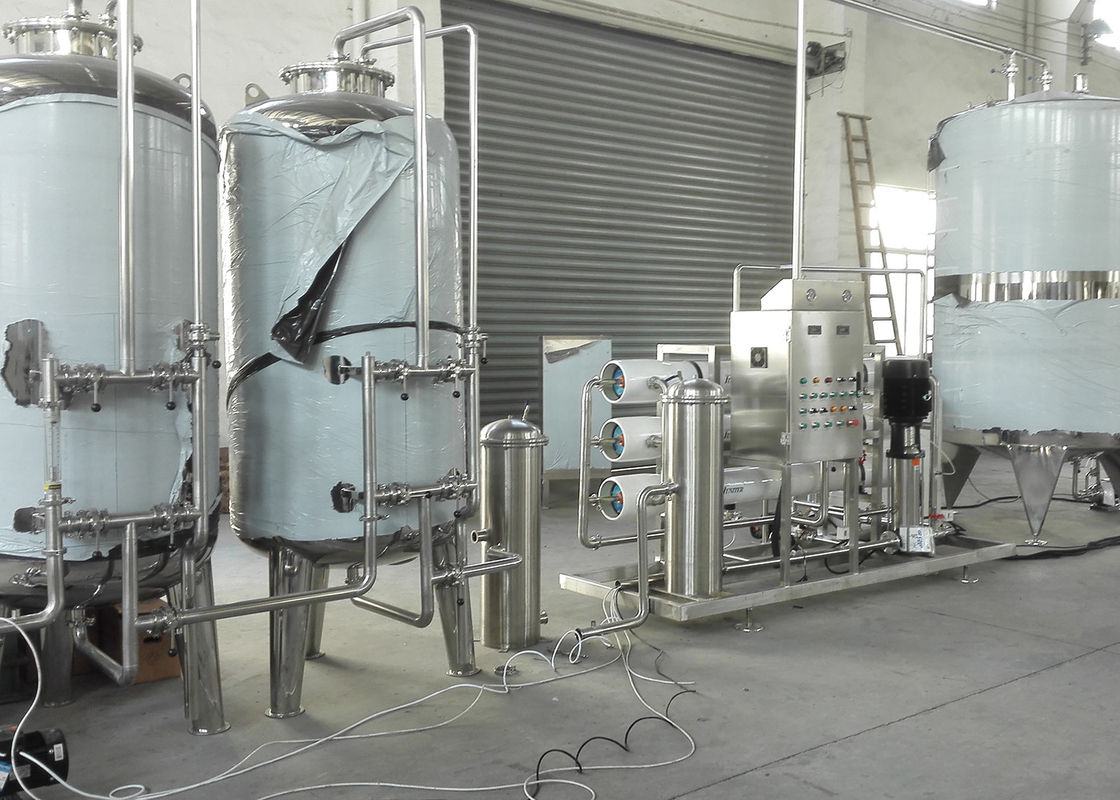 Beverage / Drinking Small Scale Water Purification Plant For Pure Water Treatment