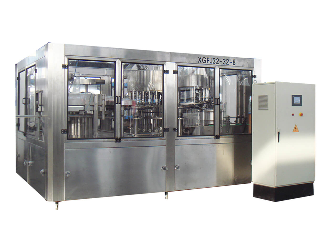 PET Bottled Water Filling Machines , Water Filling Equipment For Bottles Less Than 2L