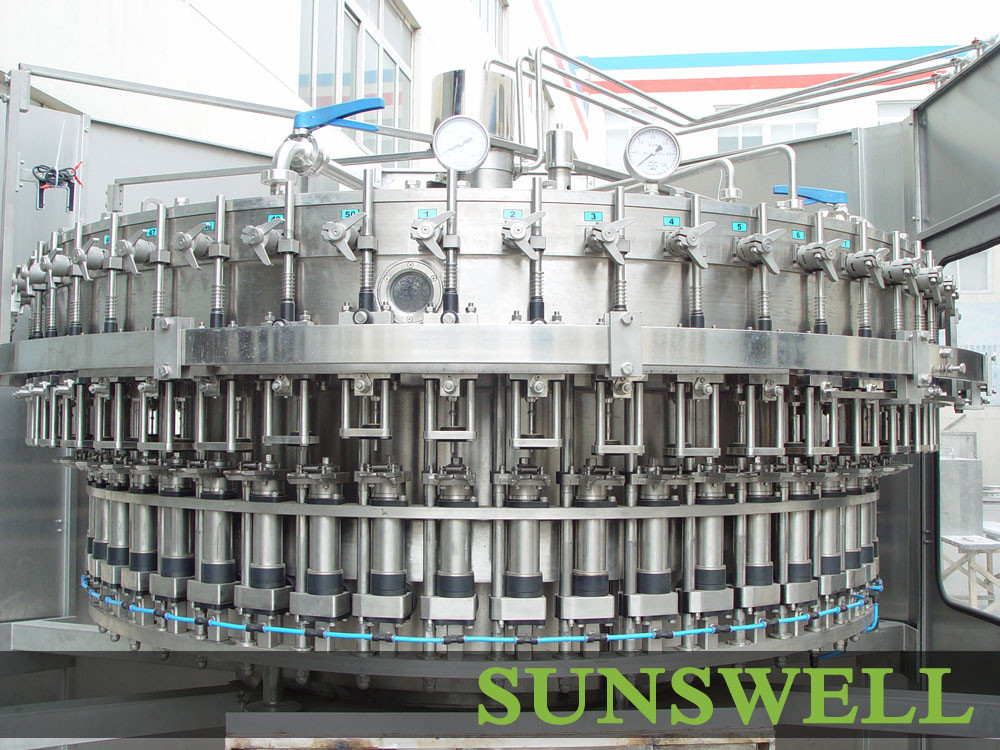 3 In 1 Full Automatic Carbonated Filling Machine For Drinking PET Bottles