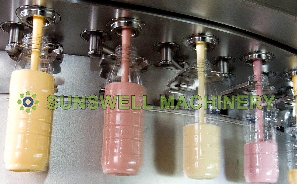 Bottle Juice Juice Filling Machine / Juice And Tea Hot Filling Line