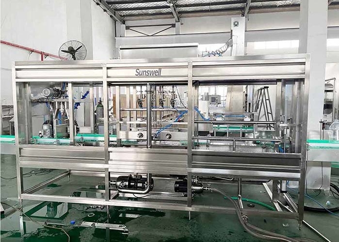 1000bph Linear Pure Water Packaging Machine With Washing Nozzle