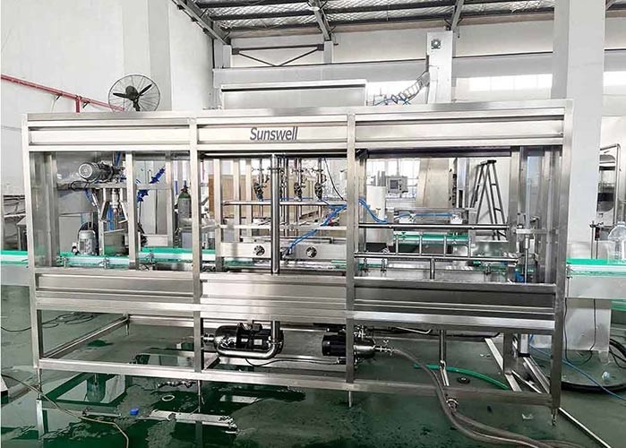 500BPH 5L Pet Bottle Water Washing Filling Capping Machine Linear Type