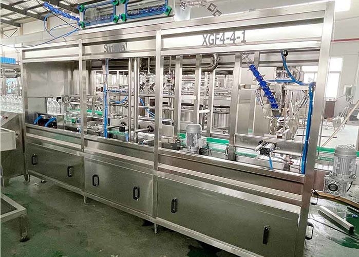 2000BPH 7L Mineral Water Bottling Equipment For Gallon Filling