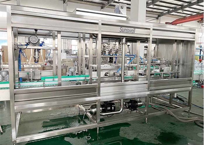 1000bph Linear Pure Water Packaging Machine With Washing Nozzle