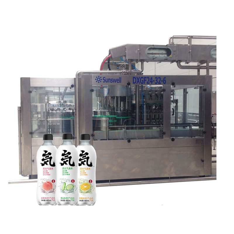 32 Heads Sparkling Water Beverage Filling Machine , Soda Bottling Equipment