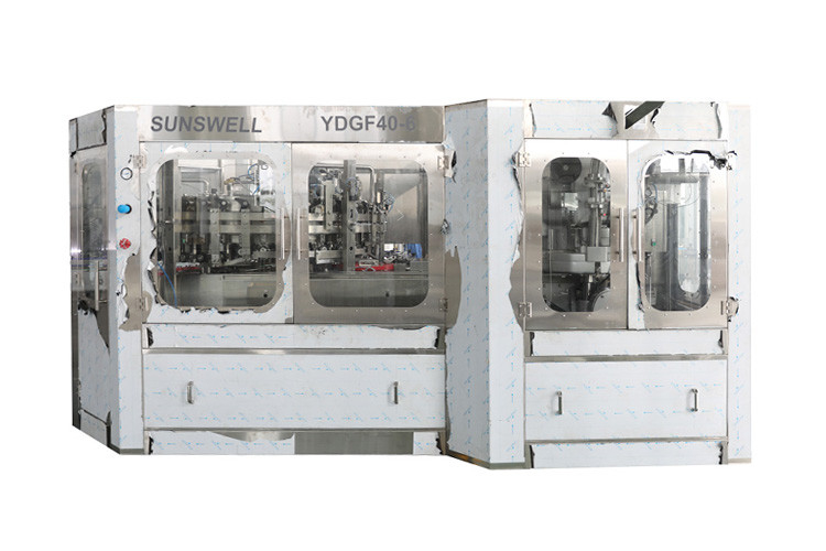 250ml Liquid Beer Sparking Wine Carbonated Filling Capping Machine SUS304