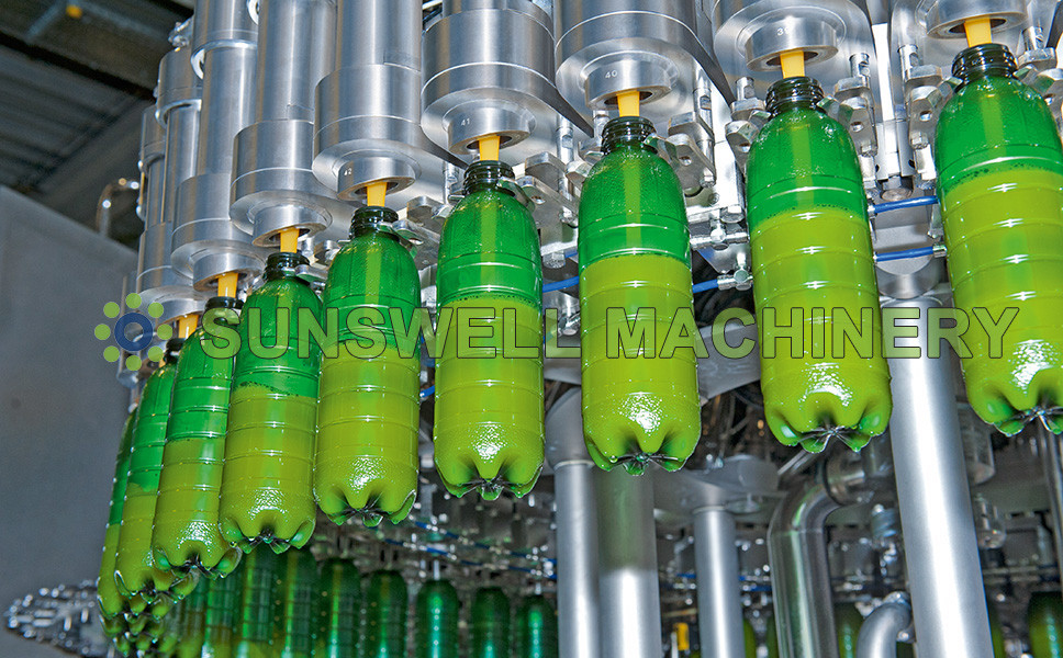 Plastic Bottling Juice Filling Machine / Production Line For Tea