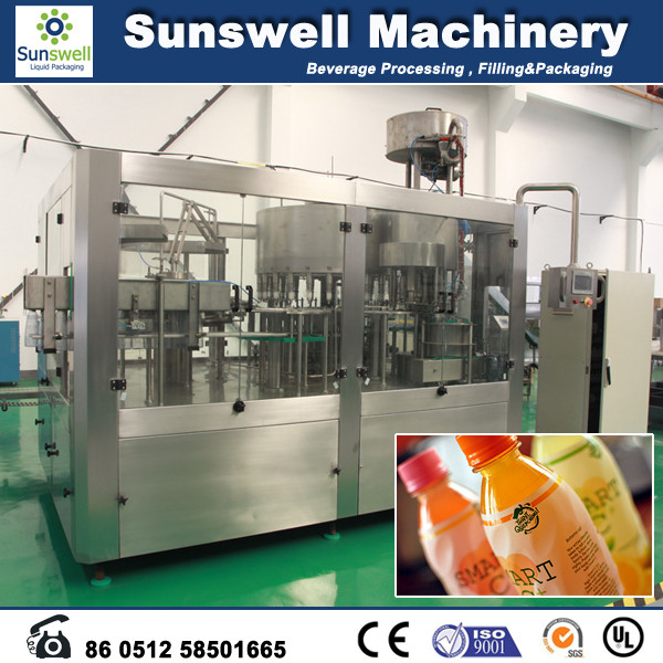 Automatic Fresh Fruit Juice Hot Filling Machine For Washing Filling And Capping