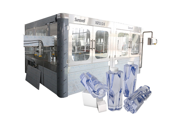 Full Automatic Plastic Drinking Mineral Water Production Line Surface Type Dosing