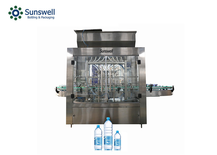 500ml Rinsing Filling Capping Machine , Monoblock Liquid Filling Machine Leakage Proof